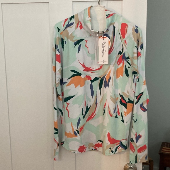 Long Sleeve Woman’s Golf Shirt- Multicolor - Picture 3 of 6